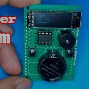 Timer Alarm Using Attiny85 And Oled Display Electronic Project