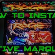 Installing Active Marquee HyperMarquee On Your Megacade MAME Machine