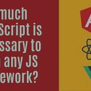 How Much JavaScript Is Necessary To Learn Any JS Framework React Angular Vue