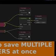 How To Save Different Versions Of The Rendering At Once With File Output In Blender