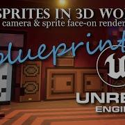 UE5 Blueprints How To Make 2D Sprite Characters In A 3D World In Unreal Engine 5 W Rotating Cam