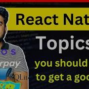 React Native Topics To Get A Good Job Engineer Codewala