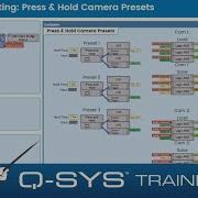 Q SYS Control QuickStarts Dynamic Scripting For Press Hold Presets With A Good Bit Of JSON Too