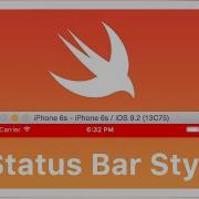 Swift Set Status Bar Style Tutorial