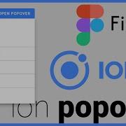 Popover Ionic 5 Figma Design System