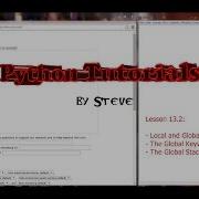 Python Tutorial V3 2 5 Lesson 13 2 Local And Global Variables
