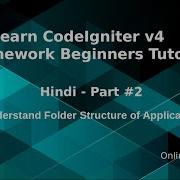Learn CodeIgniter 4 Framework Tutorials 2 Understanding Application Files Folder