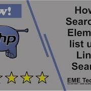 How To Search The Element In List Using Linear Search In PHP