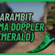 Karambit Gamma Doppler Emerald CSGO Knife Showcase