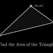 The Shoelace Formula Find The Area Of A Triangle Given Coordinates