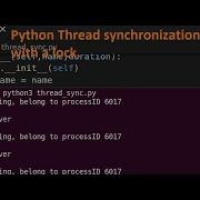 Python Thread Synchronization With A Lock