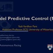 F1Tenth L12 Model Predictive Control