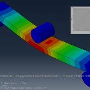 ABAQUS Tutorials Analysis Of Three Point Bending