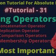 String Operators In Python Concatenation Replication Membership Comparison