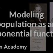 Modeling Population As An Exponential Function First Order Differential Equations Khan Academy