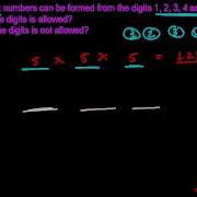 Total 3 Digit Numbers If Repetition Allowed Not Allowed Permutations Combinations Problems