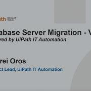 Automate Microsoft Database Server Migration On VMWare