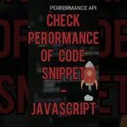 Easy Trick To Check Performance Of JavaScript Code Javascript Learnjavascript Coding