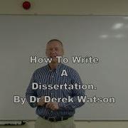 How To Write A Dissertation At Undergraduate Or Master S Level