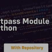 Getpass Module In Python
