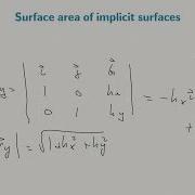 16 5 4 Surface Area Of Implicit Surfaces