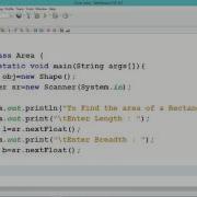 Method Overloading In Java Area Of Circle And Rectangle Java Tutorial For Beginners