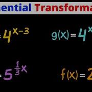 Identify All The Transformations Of Exponential Functions Eat Pi