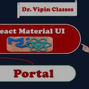 49 React Material UI Portal Dr Vipin Classes