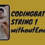 08 Codingbat String 1 WithoutEnd Java Coding Practice UiBrains By Naveen Saggam