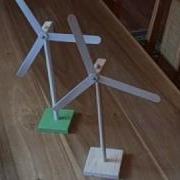 Two Toy Windmills