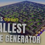 Бывший самый маленький генератор лабиринтов из красного камня в Minecraft