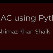 HMAC Using Python