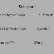 JQuery Selectors Methods Effects