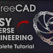 How To Reverse Engineer In FreeCAD Easy Beginner Tutorial Bike Disc
