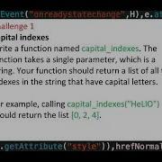 Python Challenge 1 Capital Indexes