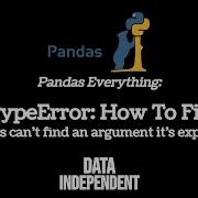 Pandas TypeError How To Fix
