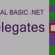 Advanced VB NET Programming Delegates
