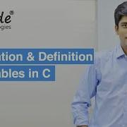 Difference Between Declaration And Definition Of Variables In C