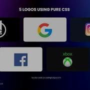 5 Logos Using Pure CSS Coding Torque