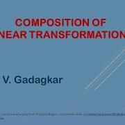 Composition Of Linear Transformations