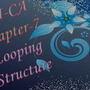 XII CA CHAPTER 7 LOOPING STRUCTURE