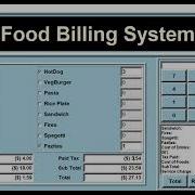 Food Billing System Project In Python Demo