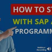 How To Start With SAP ABAP Programming ABAP Career Course Learning Guide