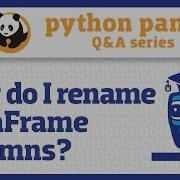 How Do I Rename Columns In A Pandas DataFrame