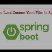 Load Custom YAML Files In Spring Boot Step By Step Guide Part 73