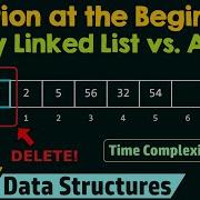 Deletion At The Beginning Single Linked List Vs Array