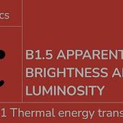 B1 5 Видимая яркость и светимость IB Physics SL HL