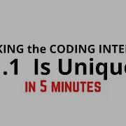 1 1 Is Unique Cracking The Coding Interview Solution