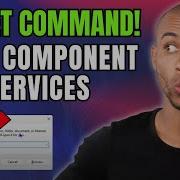 RUN This Secret Command To Access Windows Component Services FAST