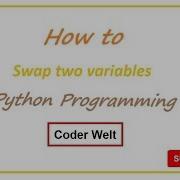 How To Swap Two Variables Using Python Programming Hindi